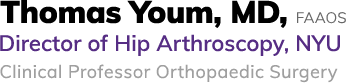 Thomas Youm MD Board-Certified Orthopaedic Surgeon